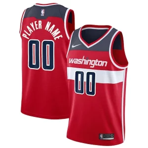 Washington Wizards Nike 2020/21 Swingman Custom Premium Jersey Icon Edition Red - Édition commemorative - Souvenez-vous des moments inoubliables