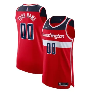 Washington Wizards Nike 2021/22 Diamond Authentic Custom Personalisable Jersey Icon Edition Red - Fait à la main - Un produit unique et de qualité