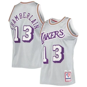 Wilt Chamberlain Los Angeles Lakers 75th Anniversary 1971/72 Hardwood Classics Swingman Jersey Tendance Silver - Offre d'achat groupé - Achetez avec vos amis et économisez