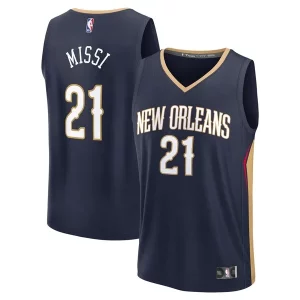 Yves Missi Moderne New Orleans Pelicans Youth 2024 NBA Draft Fast Break Player Jersey Icon Edition Navy - Offre d'achat groupé - Achetez avec vos amis et économisez