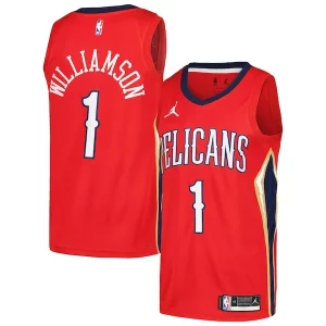 Zion Williamson New Orleans Pelicans Jordan Brand Swingman Player Jersey Exceptionnel Statement Edition Red - Confort et style combinés - Pour un look exceptionnel