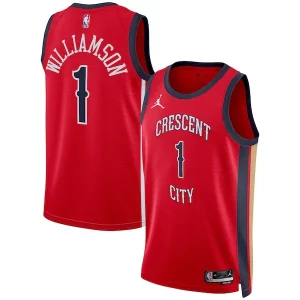 Zion Williamson New Orleans Pelicans Jordan Brand Unisex Stylish Swingman Jersey Statement Edition Red - Collectionner ce maillot rare - Augmentez la valeur de votre collection