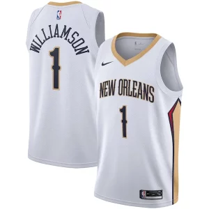 Zion Exclusif Williamson New Orleans Pelicans Nike 2019/2020 Swingman Jersey Association Edition White/Navy - Nouvelle arrivée - Êtes-vous prêt pour la saison ?
