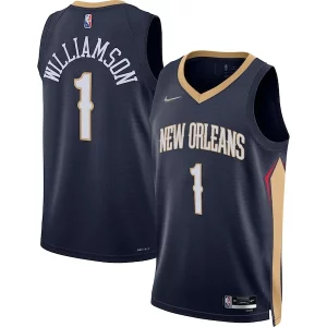 Zion Williamson New Orleans Pelicans Nike 2021/22 Diamond Swingman Jersey Classique Icon Edition Navy - Édition limitée - Uniques dans leur genre