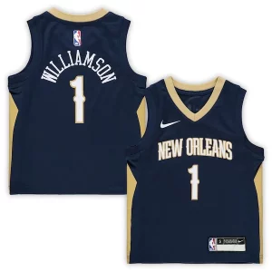 Zion Williamson New Orleans Pelicans Nike Preschool Replica Jersey Icon Edition Splendide Navy - Pour les fans de la ligue - Un maillot authentique de la compétition