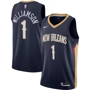 Zion Williamson New Orleans Pelicans Nike Swingman Jersey Unique Navy Icon Edition - Pour les fans de la ligue - Un maillot authentique de la compétition