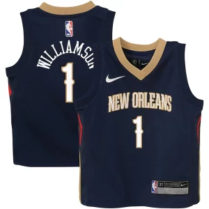 Zion Williamson New Orleans Pelicans Nike Toddler Swingman Player Jersey Icon Edition Authentique Navy - Édition limitée - Uniques dans leur genre