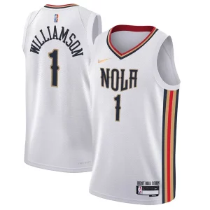 Zion Williamson New Orleans Pelicans Nike Éclatant Youth Swingman Jersey City Edition White - Parfait pour le match jour - Montrez votre support avec style