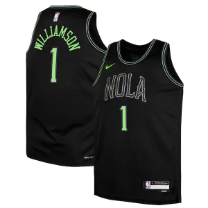 Zion Williamson New Orleans Pelicans Nike Youth Sophistiqué Swingman Replica Jersey City Edition Black - Idéal pour les collectionneurs - Qualité premium garantie